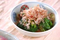 ほうれん草のおひたし 基本の作り方で子供にも食べやすく