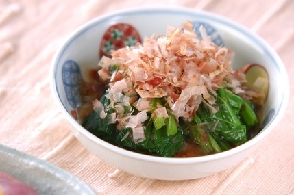 ほうれん草のおひたし 基本の作り方で子供にも食べやすく