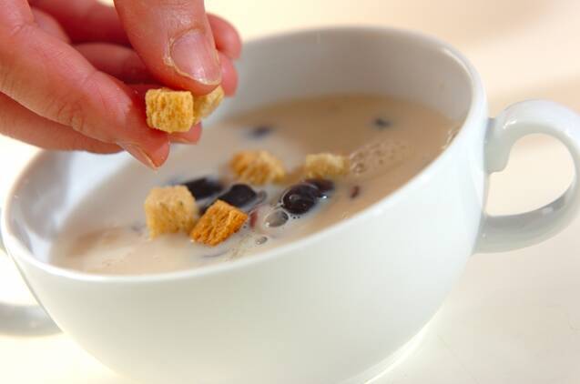 黒豆入りスープの作り方の手順3