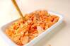甘塩鮭のスパゲティの作り方の手順1