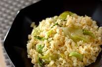 卵とレタスのチャーハン