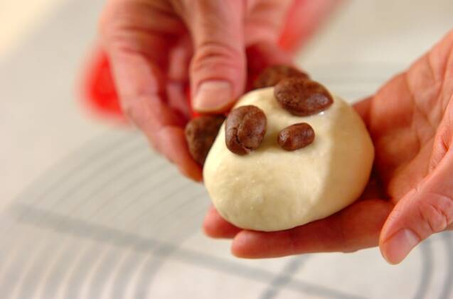 時短発酵の簡単てごねでパンダパンの作り方の手順7