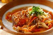 カラリと熱々！カレイの揚げ焼き中華あんかけ