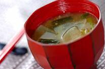 小松菜と大根のみそ汁