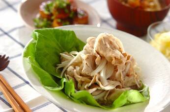 温かい豚しゃぶ