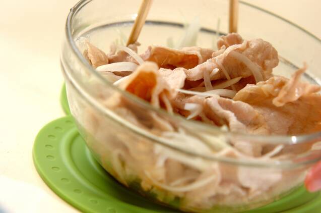 温かい豚しゃぶの作り方の手順5