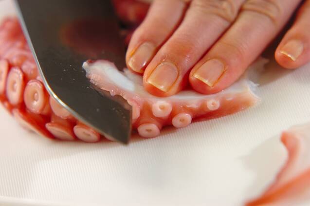 タコのパプリカソースの作り方の手順2