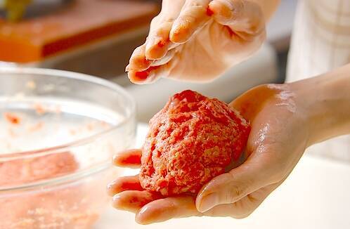 チーズハンバーグの作り方の手順4