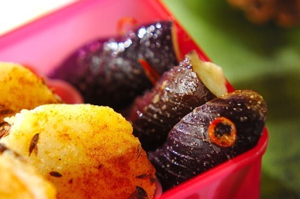 ゆでナスのナンプラー風味