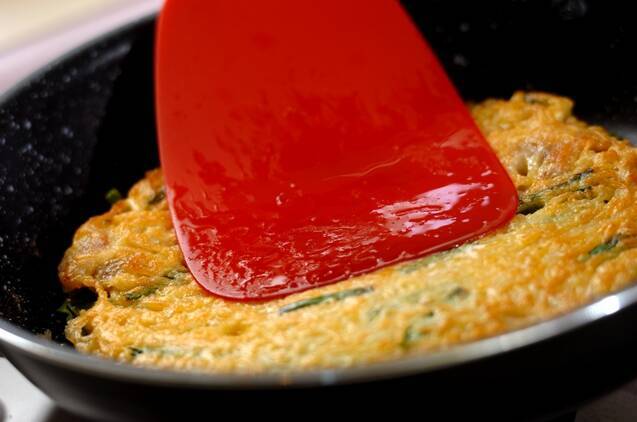 素麺チヂミの作り方の手順3