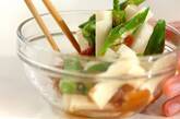 長芋とオクラの梅麺つゆ和えの作り方3