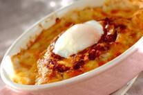 温泉卵のせミートドリア