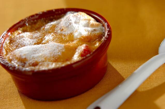 イチゴ焼きプリン