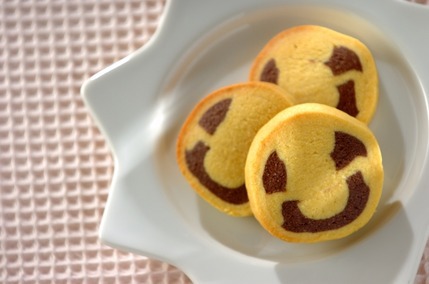 カボチャのニコニコちゃんクッキー