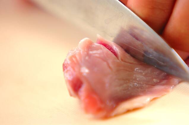 砂肝とハーブのアヒージョの作り方の手順1