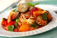 ラタトゥーユの冷製パスタ