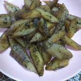 ゴボウの煮物青のり風味