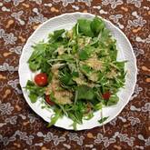 水菜とルッコラのサラダ