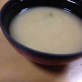 納豆と大葉のみそ汁