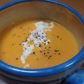 冷製ニンジンスープ