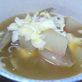 豆腐と根菜の煮物