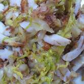 ゆで白菜とちくわの甘酢和え