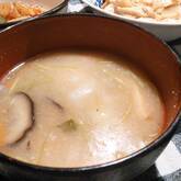 長芋の田舎みそ汁