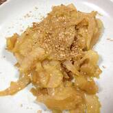 セロリのピリ辛炒り煮