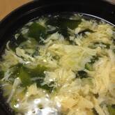 卵がふわとろ！わかめの簡単スープ