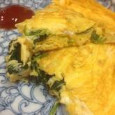 ホウレン草入りスペイン風オムレツ