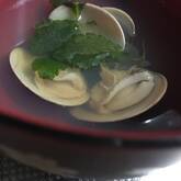 ハマグリのシンプルお吸い物