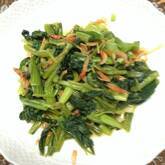 小松菜の甘酢和え
