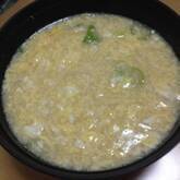 くずし豆腐のかきたま汁