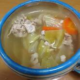 キャベツの塩麹スープ