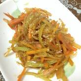 セロリのきんぴら