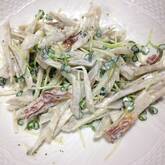 ゆでゴボウのマヨサラダ