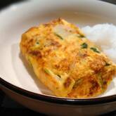 うまみたっぷり！ホタテ缶入りだし巻き卵