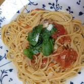 フレッシュトマトのパスタ
