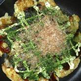 お好み焼きとネギ焼き