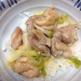 鶏のユズ風味さっぱり丼