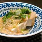 豆腐のタラコあんかけ