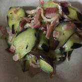 ナスのガーリック炒め