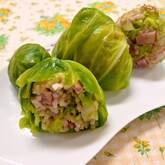 春キャベツの天むす