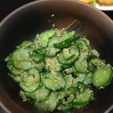 キュウリと大葉のゴマ酢和え