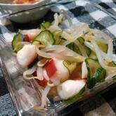 タコとキュウリの酢の物