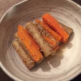 たたきゴボウのゴマ酢和え