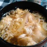 ミョウガのかきたま汁