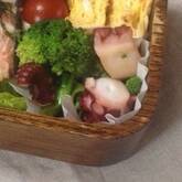 タコとブロッコリーの黒コショウ炒め