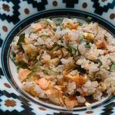 梅干し入り鮭チャーハン