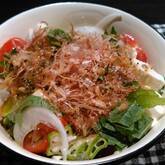 トマトとオクラのサラダ